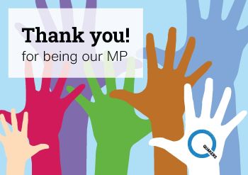 Members of Parliament greetings card